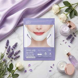 Masque élastique premium LOLOSKINNY en V avec technologie hydrogel pour le lifting et le raffermissement de la peau du menton, patch tenseur pour le menton - Product Image 4