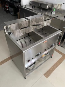 商業レストラン2020L電気オープンディープフライヤー、オイルパン単気筒大容量ホームポテトチップス