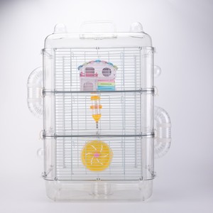 Vendita Diretta dalla Fabbrica: Terrario Trasparente Multistrato in Acrilico di Lusso per l'Allevamento di Criceti - Product Image 2