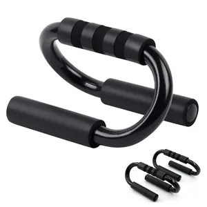 Manopole Push-Up con barra in acciaio a forma di S per palestra di qualità superiore Multi Push Up Bar antiscivolo