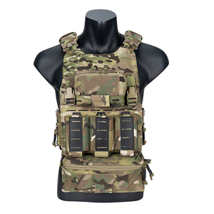 Conjunto de Chaleco Táctico Multifuncional de Liberación Rápida para Entrenamiento (Incluye Bolsa Colgante, Bolsa de Pecho, Correas Protectoras para Portaplacas) - Product Image 1