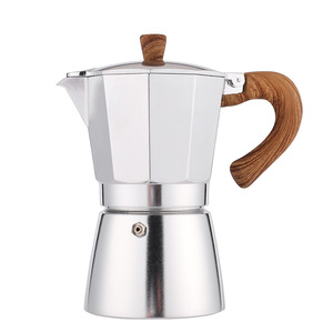 Olla italiana de octangona gruesa de plata, hervidor de café hecho a mano, <span class=keywords><strong>moka</strong></span> - Product Image 4