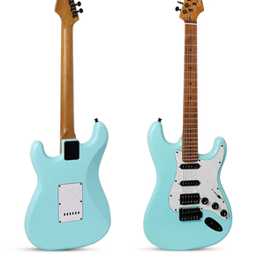 Smiger upgrade cuerpo de álamo cuello de arce tostado y diapasón Alnico <span class=keywords><strong>V</strong></span> HSS pastilla St <span class=keywords><strong>guitarra</strong></span> eléctrica con sintonizador de bloqueo - Product Image 4