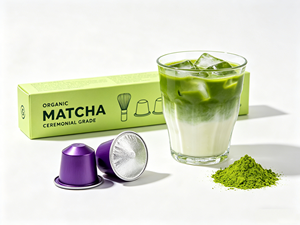 Matcha Capsules Customized LOGO Green Tea Pods 10pcs <b>Coffee</b> Machine Compatible - Product Image 4