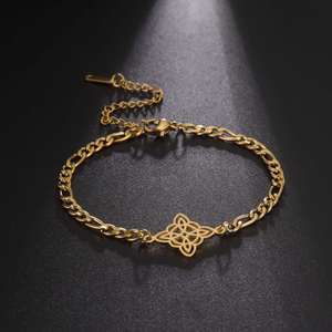 กำไลข้อมือ Myshape Witchcraft Witch Knot Charm สำหรับผู้หญิงผู้ชาย สร้อยข้อมือสแตนเลสสตีลแบบฟิกาโร่ เครื่องรางของขลัง ศาสนาพaganism ของขวัญเครื่องประดับ - Product Image 2