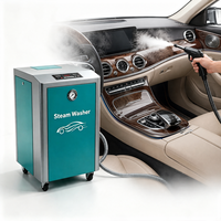Nettoyeur Vapeur Automobile en Acier Inoxydable 8 Bars de Pression Électrique 220V 380V Double Pistolet Réservoir d'Eau à Remplissage Automatique Garantie 2 Ans Utilisation Continue