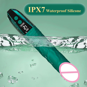 LEDディスプレイ12パワフル振動Gスポットディルドバイブレータークリトリスオナニーセックスおもちゃリアルアナルディルド女性用 - Product Image 4