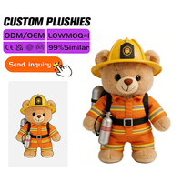Peluche chiot brodée sur mesure 30cm, mignonne, en coton PP, avec logo OEM ODM, certifiée CE EN71, MOQ 100 pièces pour collection enfant, vente en gros