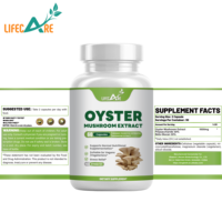 Lifecare Capsules d'extrait de champignon d'huître 10:1 Extrait de champignon d'huître