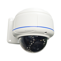Kamera CCTV IP Dome Metal Anti-Vandal Terbaru dengan Pengenal Wajah, IK10 IP67, Daftar Wajah Hitam, dan Alarm Orang Tidak Sah.