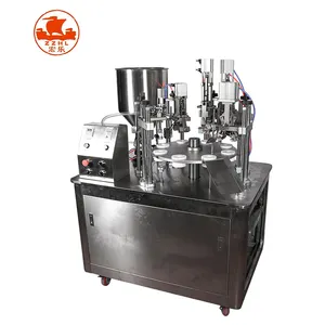 Semi-automatic China Factory Aluminium cosmetic tubeFilling and Sealing Machine