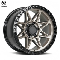 Jantes forgées concaves en Y, bronze mat, performance modifiée DW, 17, 18, 20 pouces, 5 trous, compatibles Jeep Wrangler, style tout-terrain