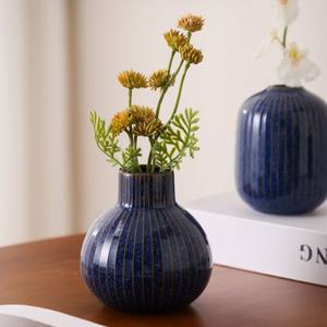 Mini vaso idroponico in ceramica di fascia alta creativo alto ornamento decorativo per la casa per la composizione floreale di <span class=keywords><strong>seconda</strong></span> <span class=keywords><strong>mano</strong></span> con smalto opaco - Product Image 3