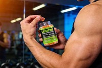 Creatina Monohidrato en Gomitas al por Mayor OEM, Suplemento para el Crecimiento Muscular, Belleza, Energía Pre-Entrenamiento, Fuerza, Sin Azúcar