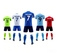 Maillot de football à manches courtes pour homme, nouvelle saison 2026/27, haute qualité, respirant, séchage rapide, polyester/nylon, en stock, vente en gros