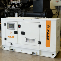 Generator Diesel tipe senyap kebisingan rendah, 50/60/70kW 120kVA mulai otomatis untuk area perkotaan & pabrik 3 fase 50/60Hz
