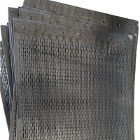 Maille perforée de précision pour découpe et poinçonnage, maille métallique noire pour l'énergie et les mines, vente directe sans intermédiaires