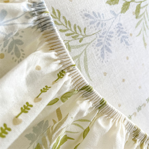 Nhà Máy Bán Buôn Tùy Chỉnh 100% Bông In Duy Nhất Nệm Bảo Vệ Với Đàn Hồi Cao Ban Nhạc Thiết Kế Được Trang Bị Trải Giường - Product Image 3