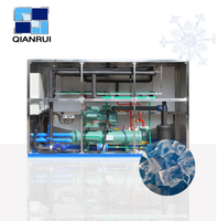 Machine à glace en cubes de grande capacité 5 tonnes/24h, 500 kg, industrielle, pour la conservation et le transport des produits de la pêche