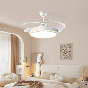 Ventilador De Techo De Lujo De 42 Pulgadas Invisible Retráctil Interior Exterior Ventiladores De Techo Con Luces Y Control Remoto - Product Image 4
