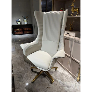 KMJ Scrivania Direzionale Moderna <span class=keywords><strong>e</strong></span> Lussuosa, Tavolo <span class=keywords><strong>e</strong></span> Sedia da Ufficio per Dirigenti <span class=keywords><strong>e</strong></span> CEO - Product Image 6