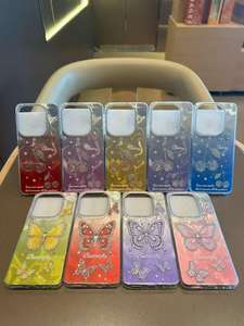 Nouveautés Coque de téléphone pour filles en plastique antichoc avec motif papillon pour REALME 5i / 7i / P3 Pro / REALME 14T - Product Image 3