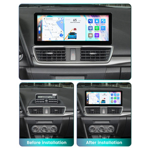 Lecteur vidéo de voiture Android MEKEDE QLED 12,<span class=keywords><strong>3</strong></span> pouces pour <span class=keywords><strong>Mazda</strong></span> <span class=keywords><strong>3</strong></span> AXELA 2014-2019, stéréo BT, caméra panoramique 360° - Product Image 6