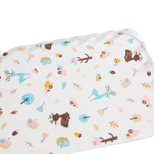 Confortable mignon réutilisable lavable bébé couche changement étanche urine Pad doublure lavable coton <span class=keywords><strong>matelas</strong></span> <span class=keywords><strong>à</strong></span> <span class=keywords><strong>langer</strong></span> voyage Portable - Product Image 1