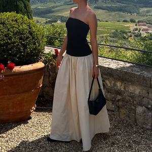 Vestidos Largos Elegantes de Verano 2026 para Mujer Madura, Vestidos Sexys de Estilo Urbano, Vestidos Tubo Maxi con Corte en A, Sin Mangas - Product Image 2