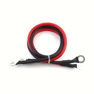 Fabrik preis Flexible Lugs Power Terminal <span class=keywords><strong>2</strong></span> 4 6 8 10 Awg Auto Silikon draht Batterie Stromkabel - Product Image 1