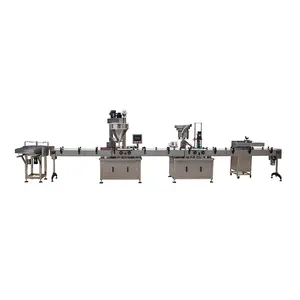 2021 venda quente automática Máquina de Enchimento De Pó Seco em pó temperos em pó máquina de embalagem de enchimento de engarrafamento de enchimento de latas