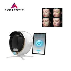 Mit ce AI Gesichts erkennung Schönheits ausrüstung Magic Mirror Digital 3D Skin Analyzer Haut analyze gerät