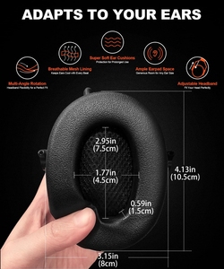 <span class=keywords><strong>Casque</strong></span> Bluetooth avec suppression du bruit, bouchons d'oreille, accessoires de <span class=keywords><strong>protection</strong></span> <span class=keywords><strong>auditive</strong></span> pour chantiers bruyants - Product Image 5