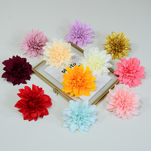 Flores Artificiales de Dalia de Dongchen Crafts, de Seda y Poliéster, para Decoración de Bodas, Decoración del Hogar, Accesorios, Arreglo de Escritorio 4G - Product Image 1
