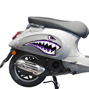 Para <span class=keywords><strong>Vespa</strong></span> Sprint 150 GTS 300 GTV300, calcomanía lateral para motocicleta, pegatina decorativa de colmillo de tiburón - Product Image 6