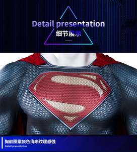 For <strong>Captain</strong> <strong>America</strong> Cosplay <strong>Costume</strong> for Adults Superhero Jumpsuit with Character for Halloween Movie Role Play Festivities - Product Image 5