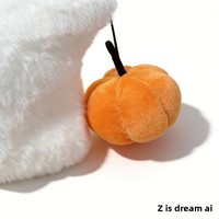 Porte-clés en peluche sur le thème d'Halloween personnalisé avec tissu en polyester et rembourrage en coton PP, logo personnalisable, vente en gros d'usine