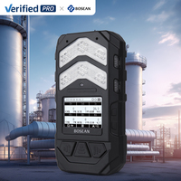Detector de Fugas de Gas Portátil 6 en 1 K-600N OEM/ODM/OBM, IP67, Muestreo por Difusión Natural, Alarmas de Sonido/Luz/Vibración