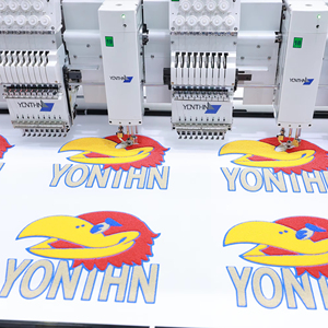 Máquina de Bordar de Chenilla Plana de Alta Velocidad Yonthin, Máquina de Bordar Computarizada Automática de Cabezal Redondo en Venta - Product Image 1
