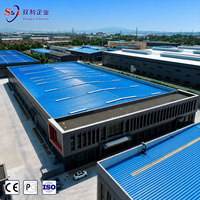 Nave Industrial Prefabricada, Estructura de Acero Ligero, Fábrica de Fabricación de Estructuras Metálicas