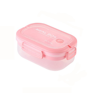 Boîte à lunch rectangulaire transparente 2026, la plus vendue, avec compartiments, compatible micro-ondes, vente en gros - Product Image 6