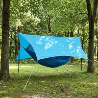 Hamac de camping avec moustiquaire 210T anti-moustiques pour l'extérieur
