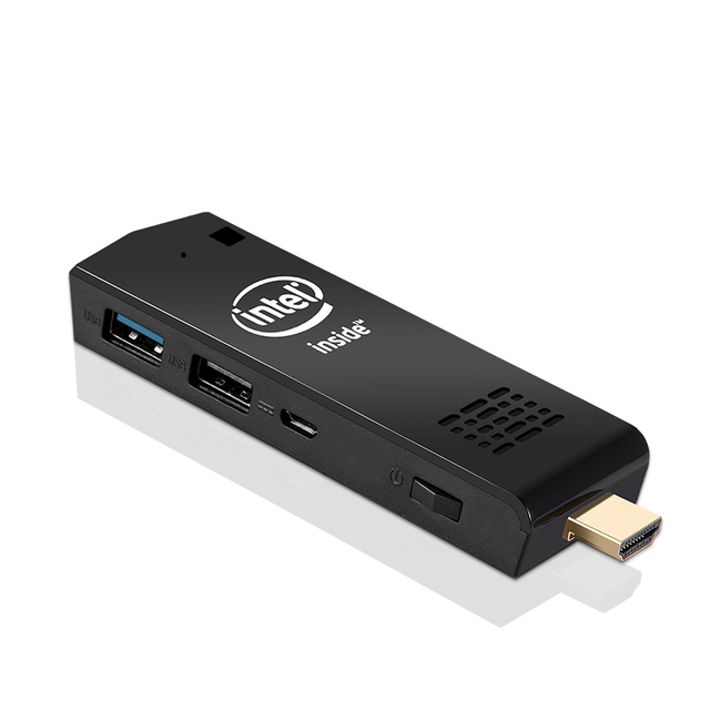 Soyeer Cheap USB MINI PC Stick W5 PRO Win10 Linux 5V/3A Power Saving Z8350 CPU 2.4G+5G WIFI 3.9" Super Mini PC T5U Host