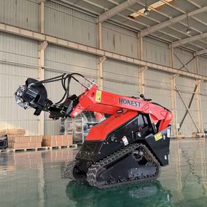 لودر صغير متعدد الاستخدامات من HONEST مع ملحق لطحن جذوع الأشجار، سريع التوصيل ومعتمد من CE وEPA - Product Image 3