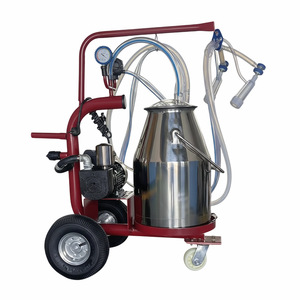 Linea di Mungitura Mobile ad Alta Efficienza per 10 Mucche con Pompa e Motore in Acciaio Inox di Grado Alimentare per Produzione Lattiero-Casearia su Larga Scala - Product Image 2