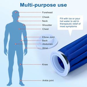 Bolsa de Agua Fría y Caliente de Alta Calidad Clase II para Alivio del Dolor Articular, Bolsa de Hielo de 9 Pulgadas con Beneficios para el Alivio del Dolor, Azul - Product Image 2