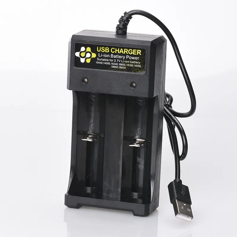 CROWN A factory outlet 2Slots 18650 battery charger 3.7v lithium li ion battery charger