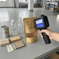 Impresora de Inyección de Tinta Manual Multifunción de Alta Velocidad para Tela, Cuero, Piedra, Ladrillo, Cartón, Plástico, Metal, Tinta de Secado Rápido, Altura de Impresión de 12.7 mm