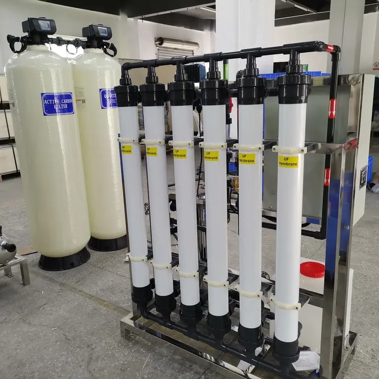 工業用純水ろ過UFシステム用の、濁りやバクテリアを除去するための超ろ過水処理装置