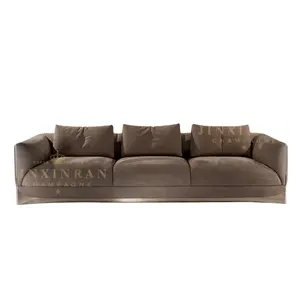 Retro Top Marke Nubuk leder neues Modell Sofa setzt Luxus möbel Wohnzimmer Sofa Samt Stoff Hochzeit Sofa Set